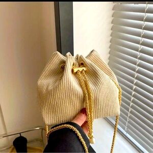 Brand new tan crossover purse